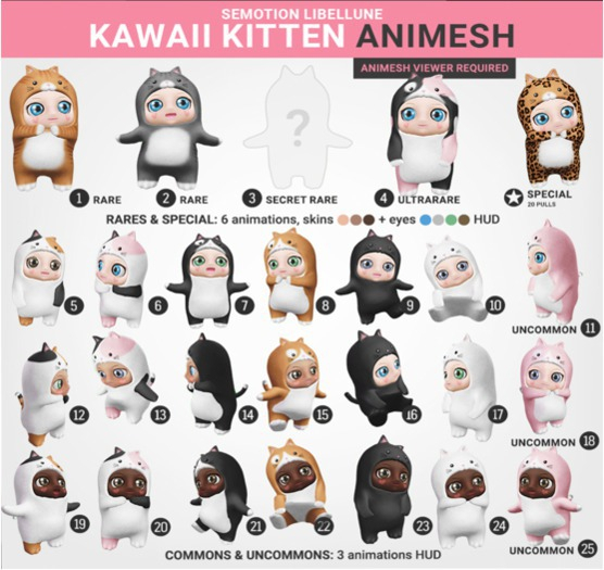 SEmotion Libellune Kawaii Kitten #21