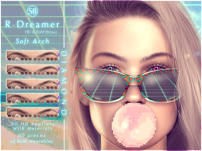 Eyebrows, LeLutka Evox: R.Dreamer.SoftArch.DIAMOND
