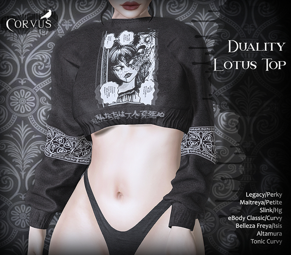 Corvus : Duality Lotus Top
