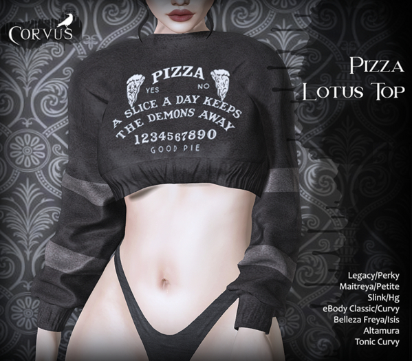 Corvus : Pizza Lotus Top