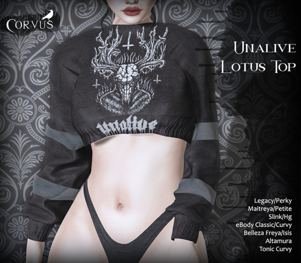 Corvus : Unalive Lotus Top