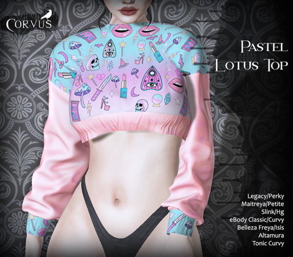 Corvus : Pastel Lotus Top