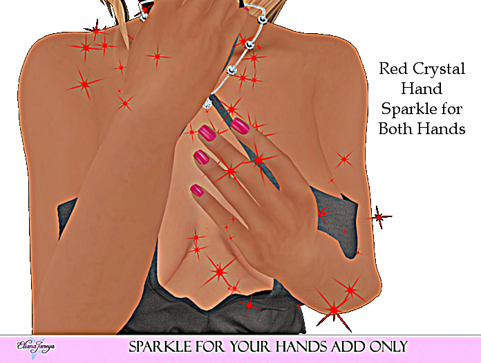 Eli's HandSparkle Red Crystal