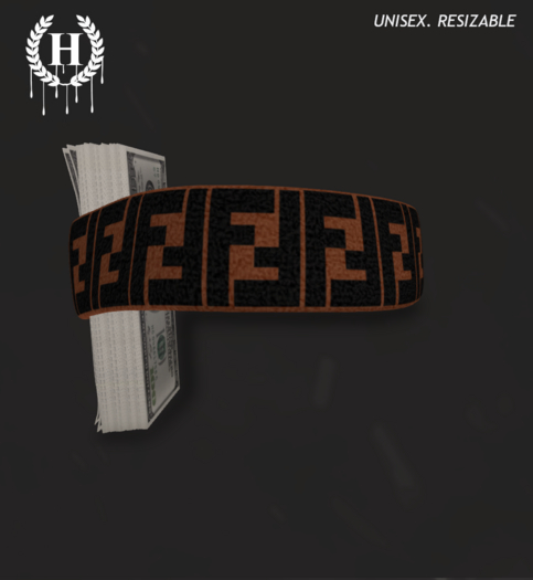 [H.] CASH HEADBAND- FENDE- UNPACK