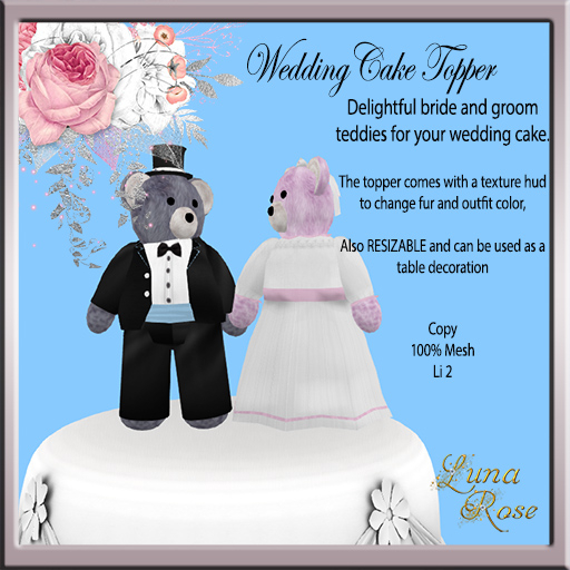 Teddy Bride and Groom