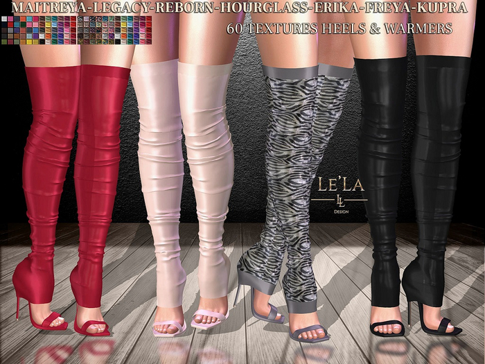 {Le'La} Divya Heels & Warmers Set