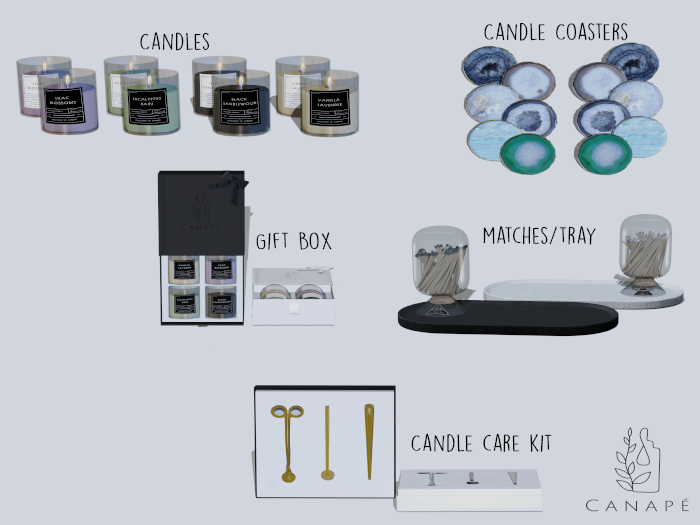 [Canape] Jasmine Candle Set MegaPack 