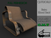 .::QUTWORLD Retro Wood Seat::.FP