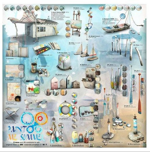 20 - 8f8 - Paint me Summer - Oar 1 Box