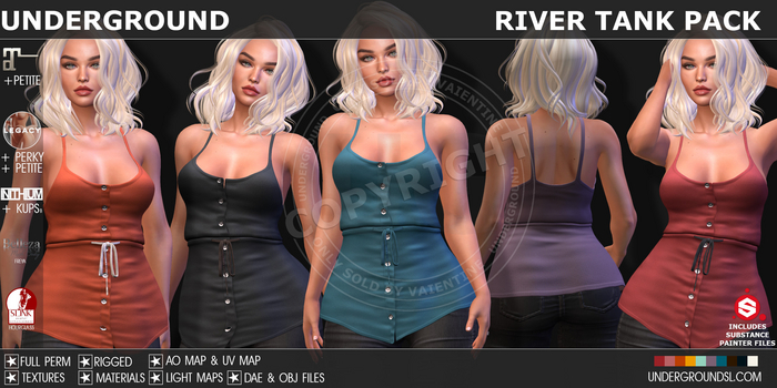 [UG MESH] RIVER TANK PACK (DAE) - FULL PERM