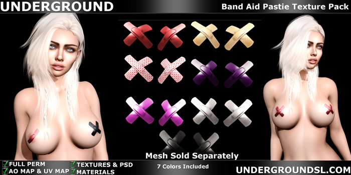 (UG) - Band Aid Pastie Texture Pack