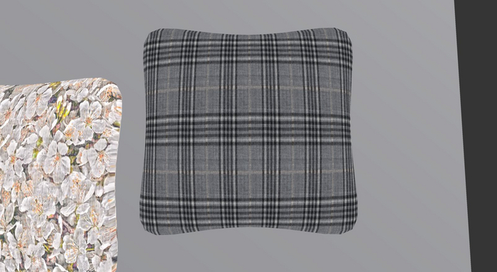 Plaid Beach Pillow