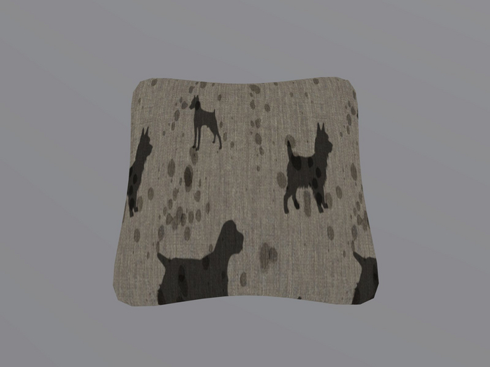 Mans Best Friend Beach Pillow