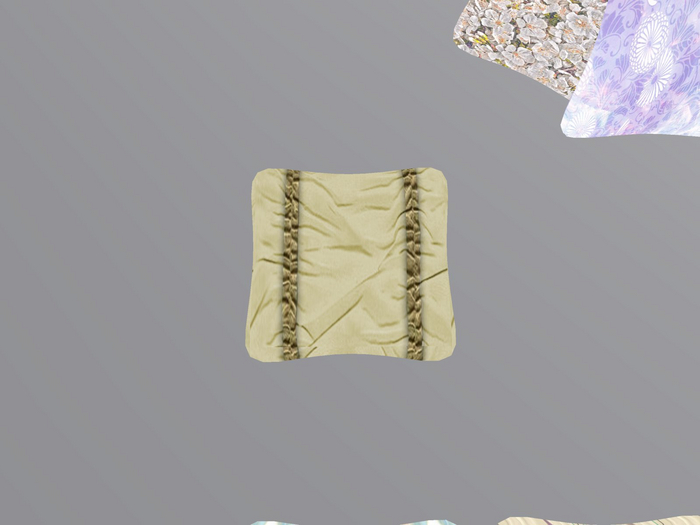 Gold Stripe Beach Pillow