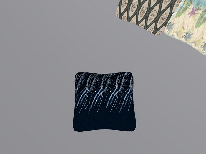 Blue Velvet Beach Pillow