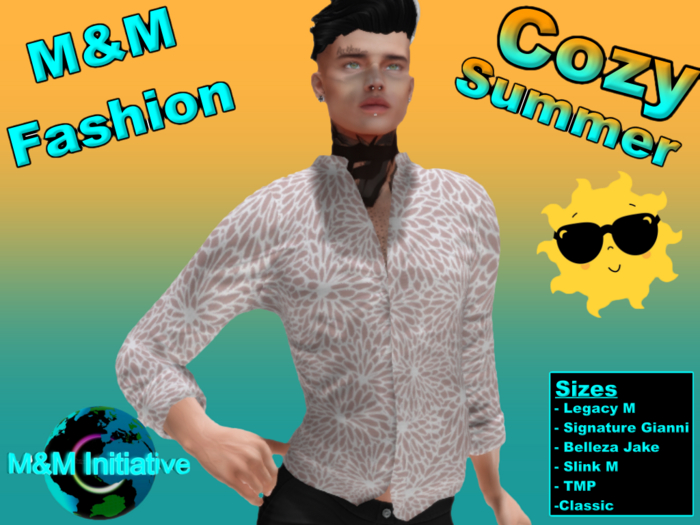 (M&M Fashion) Cozy Summer Shirt - L/Brown