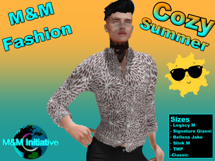 (M&M Fashion) Cozy Summer Shirt - Brown