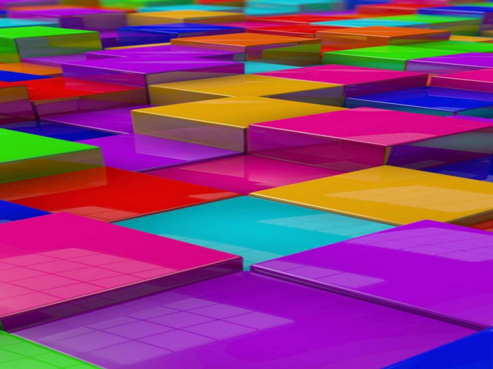 Rainbow Blocks Texture