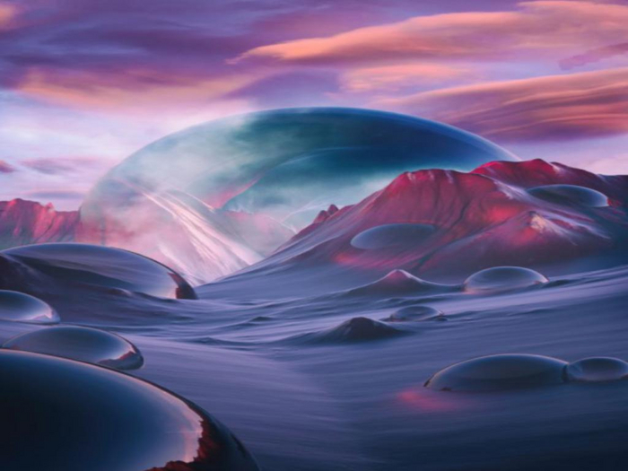 Space Landscape Texture