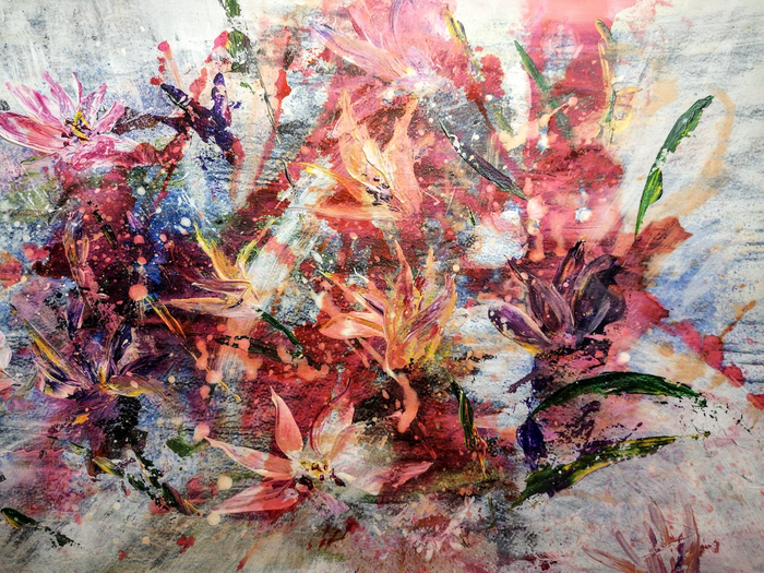 'Abstract Lilies' by Nina Camplin