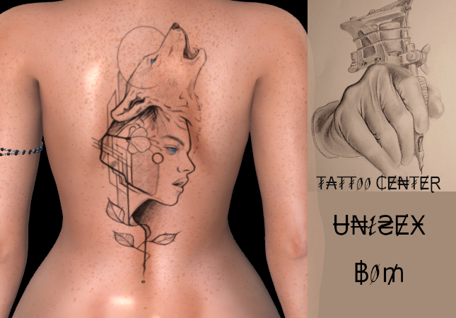 Wolf Tattoo BOM UNISEX