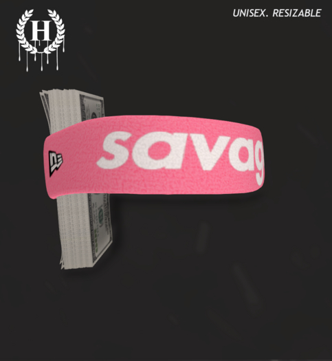 [H.] CASH HEADBAND- PINK- UNPACK