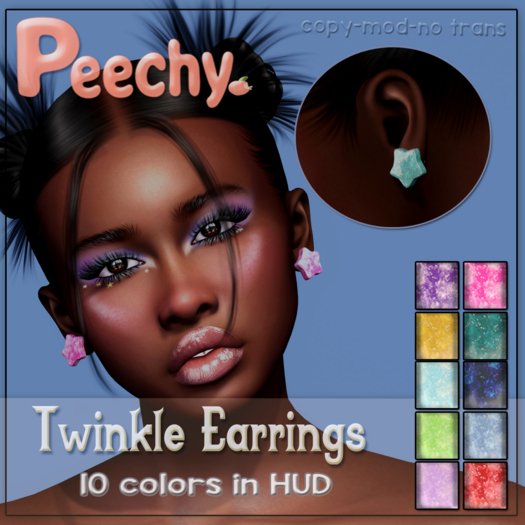 Peechy. Twinkle Earrings 