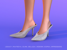 $NT Bedazzled Pumps WHITE