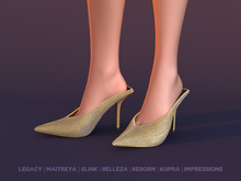 $NT Bedazzled Pumps GOLD