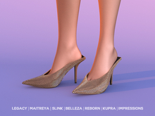 $NT Bedazzled Pumps TAN