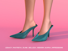 $NT Bedazzled Pumps TEAL