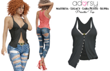 adorsy - Priscilla Top Black - Maitreya/Legacy/Lara Petite/Kupra