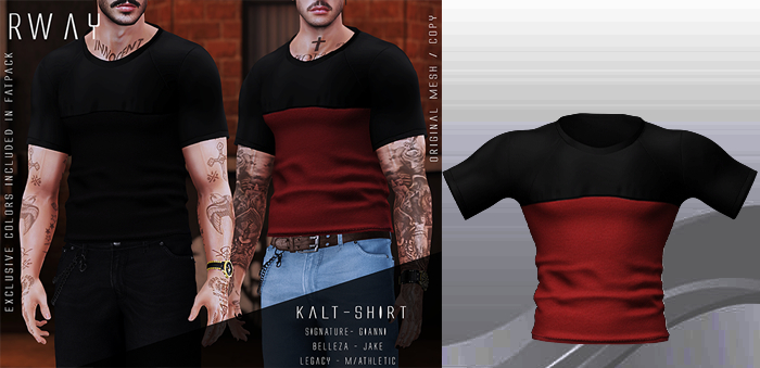 RWAY - Kal T-Shirt Red