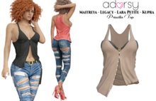 adorsy - Priscilla Top Brown - Maitreya/Legacy/Lara Petite/Kupra