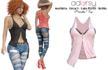 adorsy - Priscilla Top Soft Pink - Maitreya/Legacy/Lara Petite/Kupra
