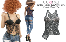 adorsy - Priscilla Lace Top Black - Maitreya/Legacy/Lara Petite/Kupra