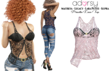 adorsy - Priscilla Lace Top Soft Pink - Maitreya/Legacy/Lara Petite/Kupra
