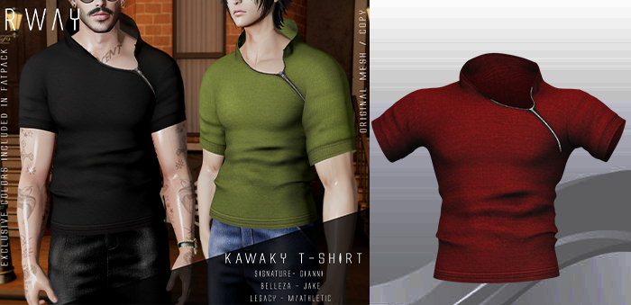 RWAY - Kawaky T-Shirt Red