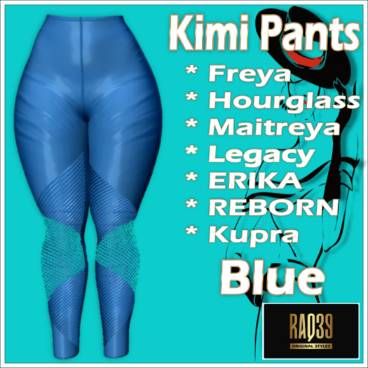 [R39] Kimi Pants-Blue