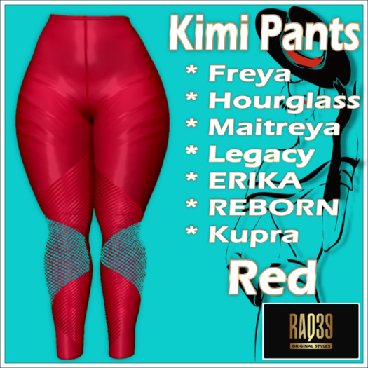 [R39] Kimi Pants-Red