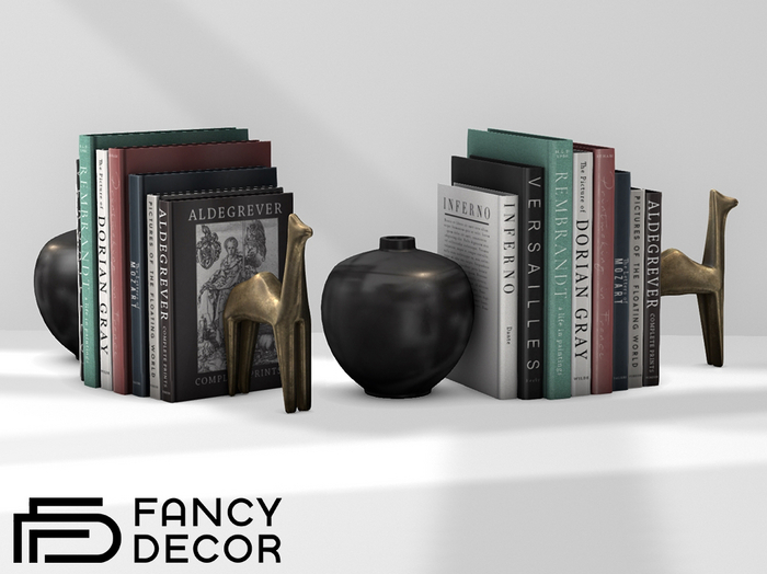 Fancy Decor: Books and Trinkets