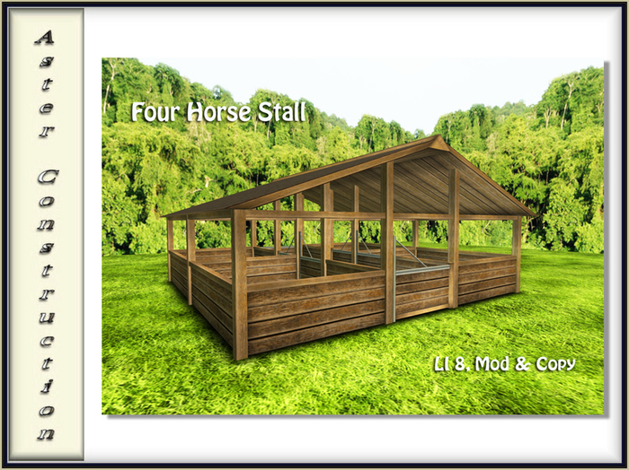 ~ Four Horse Stalls ~