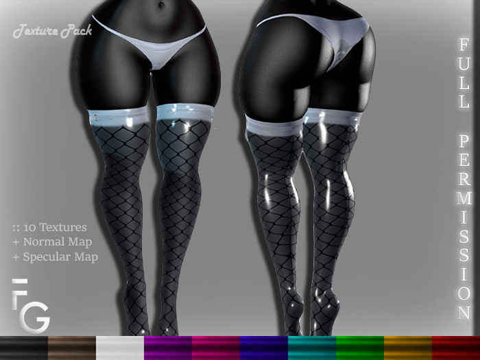 .Fragile. PACK II - 10 Textures for UG MESH FAITH STOCKINGS