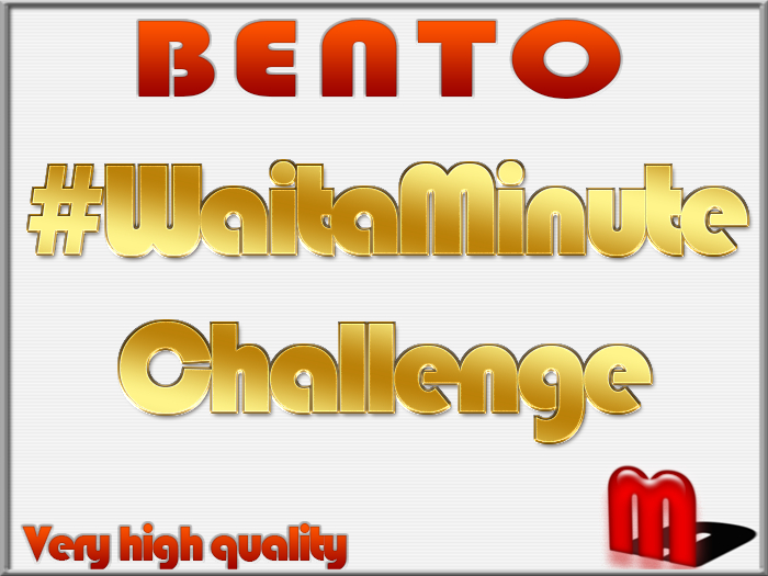 MocapAnimations #WaitAMinute Challenge BENTO!