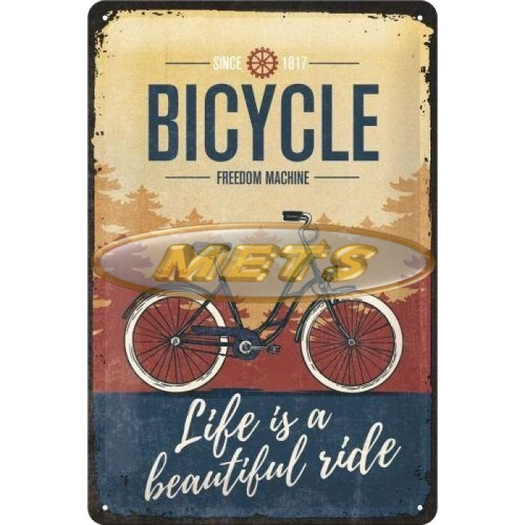 Vintage Sign - Bicycle freedom machine