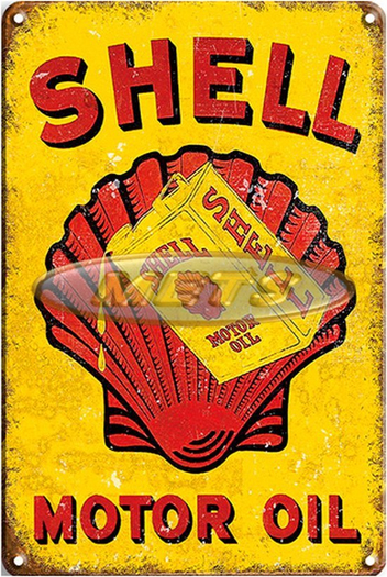 Vintage Sign - Shell motor oil