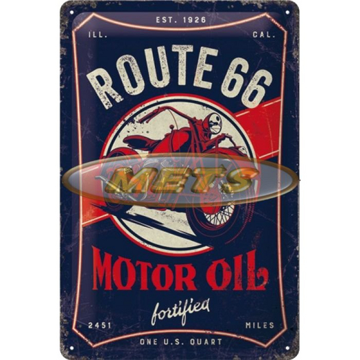 Vintage Sign - Route 66 Motor oil