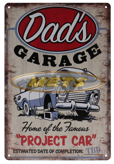 Vintage Sign - Dad's Garage