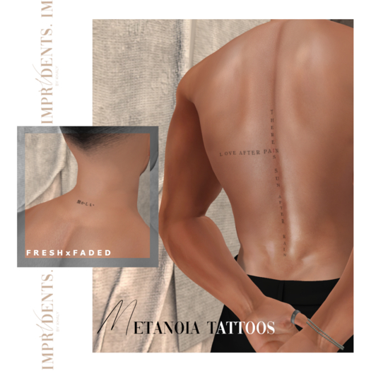 IMPRUDENTS. Metanoia Tattoos (ADD)