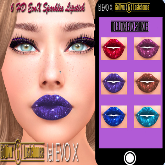 G&L EVOX SPARKLE DK LIPSTICK